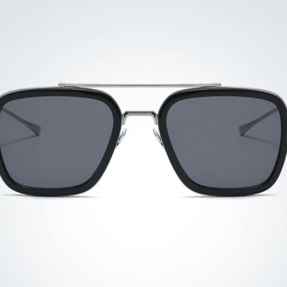 Vintage Metal Frame Sunglasses retro New - Picture 4 of 5